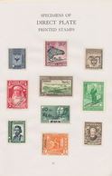 Alle Welt: 1952, Great Britain. The Brochure "A Century Of Stamp Production" By Waterlow & Sons Ltd, - Colecciones (sin álbumes)