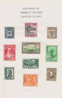 Alle Welt: 1952, Great Britain. The Brochure "A Century Of Stamp Production" By Waterlow & Sons Ltd, - Collezioni (senza Album)