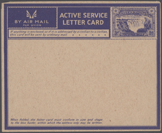 Alle Welt: 1944/78, Accumulation Of Ca. 200 Unused, CTO-used And Used Postal Stationery Airgrams, In - Verzamelingen (zonder Album)