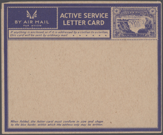 Alle Welt: 1944/78, Accumulation Of Ca. 200 Unused, CTO-used And Used Postal Stationery Airgrams, In - Collections (without Album)