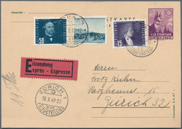 Alle Welt: 1880/1968 Accumulation Of Ca. 160 Covers, Cards, Parcelcards And Postal Stationeries, Reg - Sammlungen (ohne Album)