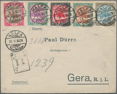 Alle Welt: 1890/1950 (ca.), Assortment Of Apprx. 60 Covers/cards/stationeries, Comprising E.g. Briti - Collections (sans Albums)