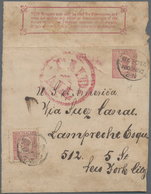 Alle Welt: 1880-1920 (ca.) Album With Ca. 180 Unused And Commercially Used Wrappers, Many Differenti - Colecciones (sin álbumes)