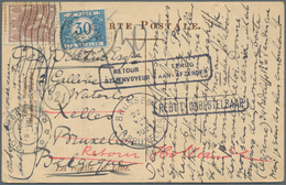 Alle Welt: 1893/1945, Lot Of 38 Covers/cards, E.g. Asia, A Good Range Of Censored Mail (e.g. Holland - Collections (sans Albums)