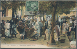 Alle Welt: 1900/14 Nice Accumulation Of Ca. 100 Viewcards, All Franked At Frontside, Represented Sen - Verzamelingen (zonder Album)