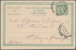 Afrika: 1889/1942, Lot Of Nine Covers/cards, E.g. Two Largely Sized Covers Portuguese Guinea, Used S - Africa (Other)
