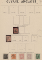 Britische Kolonien: 1855/1960 (ca.), Used And Mint Balance On Album Pages, Comprising Guyana, Bechua - Autres & Non Classés