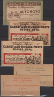 Französische Kolonien: 1908/1938, French Africa, Assortment Of 15 Booklets: Algeria Maury No. 1B, 20 - Autres & Non Classés