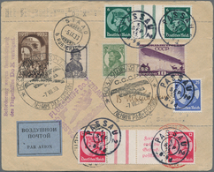 Flugpost Deutschland: 1929/1938, Partie Von Elf Flugpost-Belegen, Dabei Sechsmal DOX (und Hier Einma - Posta Aerea & Zeppelin