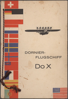 DO-X - Flugpost: 1931/1952, Hochinteressantes Konvolut Mit Schwerpunkt "Flugkapitän Friedrich Christ - Luft- Und Zeppelinpost
