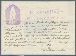 Raketenpost: Friedrich Schmiedl Was Born On 14.05.1902 In Schwertberg In Upper Austria. At The Age O - Other & Unclassified