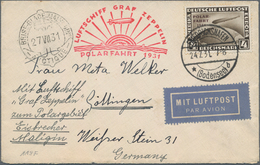 Zeppelinpost Deutschland: 1924/1931, Gehaltvolles Konvolut Mit 14 Belegen, Dabei Hochwertige Zeppeli - Airmail & Zeppelin