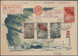 Thematik: Arktis / Arctic: 1938/1987, SOVIET ARCTIC RESEARCH, Collection Of Apprx. 130 Covers/cards, - Andere & Zonder Classificatie
