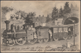 Thematik: Eisenbahn / Railway: 1900/2010 (ca.), Mainly From 1960s, Enormous Collecion/accumulation O - Trenes