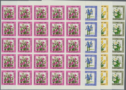 Thematik: Flora, Botanik / Flora, Botany, Bloom: 1987, Tunisia. FLOWERS. Complete Set (4 Values) In - Other & Unclassified