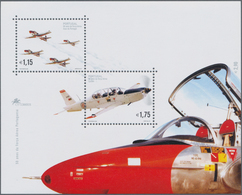 Thematik: Flugzeuge, Luftfahrt / Airoplanes, Aviation: 2002, Portugal: 50 Years Airforce, 500 Copies - Avions