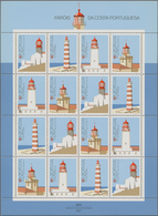 Thematik: Leuchttürme / Lighthouses: 1987, Portugal: CAPEX '87/ Lighthouses, Complete Set Of Four In - Faros