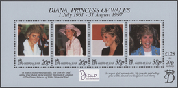 Thematik: Persönlichkeiten - Prinzessin Diana / Personalities - Princess Diana: 1998, Gibraltar, 110 - Berühmte Frauen