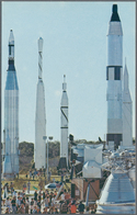 Thematik: Raumfahrt / Astronautics: 1960/1980 (ca.), SPACE/ TRANSPORTATION, Huge American Dealer's S - Andere & Zonder Classificatie