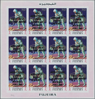 Thematik: Raumfahrt / Astronautics: 1969/1972, FUJEIRA: Accumulation With Only MNH Stamps On The Top - Otros & Sin Clasificación