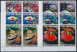 Thematik: Raumfahrt / Astronautics: 1971, Space Ships, Ajman 482 X Michel No. 964/969 Mint Never Hin - Other & Unclassified