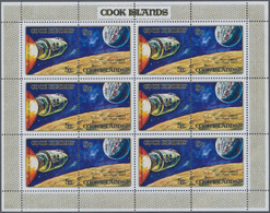 Thematik: Raumfahrt / Astronautics: 1972, Apollo Flights, Cook Isl. 342 X Michel No. 306/313 Mint Ne - Andere & Zonder Classificatie