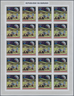 Thematik: Raumfahrt / Astronautics: 1972, Space Exploration, Burundi 159 X Michel No. 832/837 B, Min - Andere & Zonder Classificatie