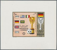 Thematik: Sport-Fußball / Sport-soccer, Football: 1972, Sharjah, Football World Championship/Jules R - Andere & Zonder Classificatie