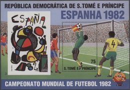 Thematik: Sport-Fußball / Sport-soccer, Football: 1982, Sao Thome And Principe, 1000 Copies Of The S - Andere & Zonder Classificatie