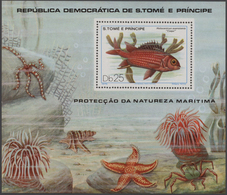 Thematik: Tiere-Fische / Animals-fishes: 1979, Sao Thome And Principe, Complete Set Of Six In Comple - Fishes