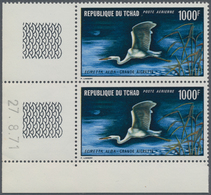 Thematik: Tiere-Vögel / Animals-birds: 1971, TCHAD: Airmail Definitive 1.000fr. 'Casmerodius Albus' - Autres & Non Classés