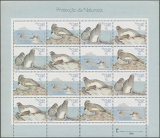 Thematik: Tiere-Meeressäuger (u.a. Wale) / Animals-aquatic Mammals: 1993, Portugal Madeira: Seals, C - Autres & Non Classés