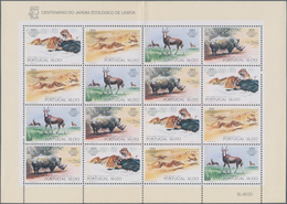 Thematik: Tiere-Zootiere / Animals-zoo Animals: 1984, Portugal, 100 Years Lisbon Zoo, Complete Set O - Autres & Non Classés