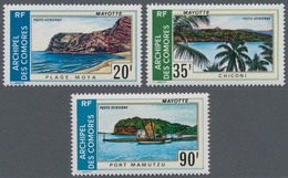 Thematik: Tourismus / Tourism: 1974, COMORES: Sights On Mayotte Island Complete Set Of Three (Moya B - Sonstige & Ohne Zuordnung