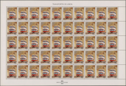 Thematik: Verkehr / Traffic: 1989, Portugal: Transportation, Complete Set Of Four In Sheets With 50 - Other & Unclassified