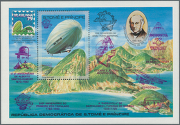 Thematik: Zeppelin / Zeppelin: 1981, SAO TOME E PRINCIPE: International Stamp Exhibition BRASILIANA' - Zeppeline