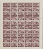 Albanien: 1945, Independent Republic, Overprint Issue, 190 Complete Sets MNH Within Sheets/large Mul - Albanië