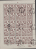 Belgien: 1910, Charity Issue "Tuberculosis Fighting", 1c.-10c. Type "Montald" And 1c.-10c. Type "Lem - Verzamelingen