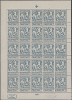 Belgien: 1910, Charity Issue "Tuberculosis Fighting", 5c.+10c. Type "Montald" And 1c., 2c. And 10c. - Collezioni
