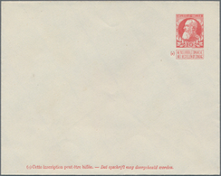 Belgien - Ganzsachen: 1873/1915, Three Unused Postal Stationery Paid Reply Cards And Three Postal St - Sonstige & Ohne Zuordnung