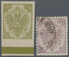 Bosnien Und Herzegowina: 1879/1899, Definitives "Double Eagle", Specialised Assortment Of 115 Stamps - Bosnia And Herzegovina