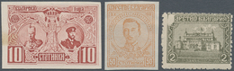Bulgarien: 1907/1958, Mainly Up To 1924, SPECIALITIES, Chiefly Mint Assortment On Retail Cards, Comp - Neufs