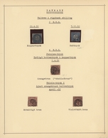 Dänemark: 1851-1970's, Mostly Used Collection In A Binder, Starting With Two Singles Of 2 R.B.S., Se - Gebraucht