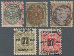 Dänemark: 1851-2011: Comprehensive Collection Of Used Stamps In Four Binders, Starting With Some Sin - Gebraucht