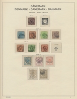 Dänemark: 1951/1970, Used Collection In A Schaubek Album, From Nice Section Classic Period, 1912+191 - Used Stamps