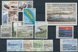 Dänemark - Färöer: 1987, Small Lot With 175 Year Sets 1987 In Glassines With One Set Each, Contains - Faroe Islands