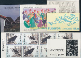 Dänemark - Färöer - Markenheftchen: 1983/1995, Nice Lot Of Booklets, Contains Mi.nr. MH 1/10 In Foll - Faroe Islands