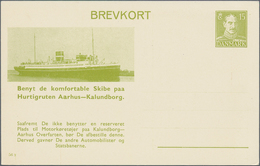 Dänemark - Ganzsachen: 1938-1981: Collection Of 143 Danish Railway Postal Stationery Cards, Unused A - Entiers Postaux