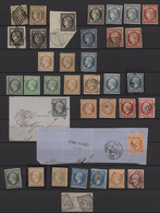 Frankreich: 1849/1960 (ca.), Mainly Up To 1940s, Used And Mint Assortment On Stockpages, Comprising - Verzamelingen