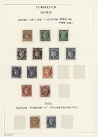 Frankreich: 1849-1969, Gestempelte Recht Gut Besetzte Sammlung Ab Klassik Zum Teil Zusätzlich Farben - Collezioni